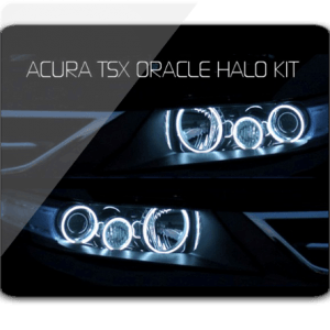 2004 Acura  on Acura Tsx Oracle White Halo Headlights Kit 2004    07