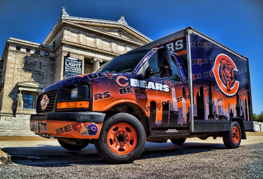 Chicago Bears Fan Tailgating Promotion Truck