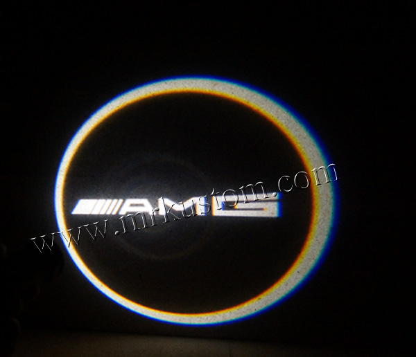 Details about   4 X LED Car Door AMG LOGO PROJECTOR Puddle Light for Mercedes For A45 & E Class