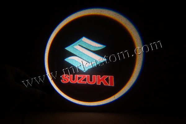 Suzuki Projector Courtesy Puddle Logo Lights Mr. Kustom Auto Accessories and