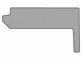 1 pc rear runner second row Rear Heater option